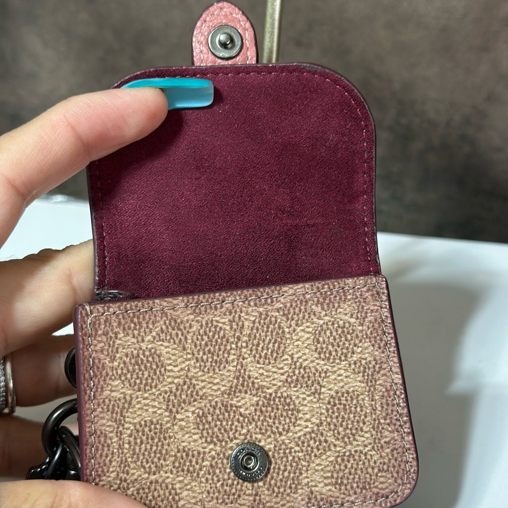 Coach Mini Beat Bag Bag Charm - Picture 7 of 8